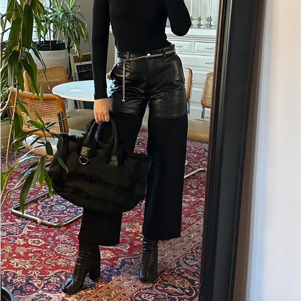 PETER DO Combo Cropped Fireman Pants